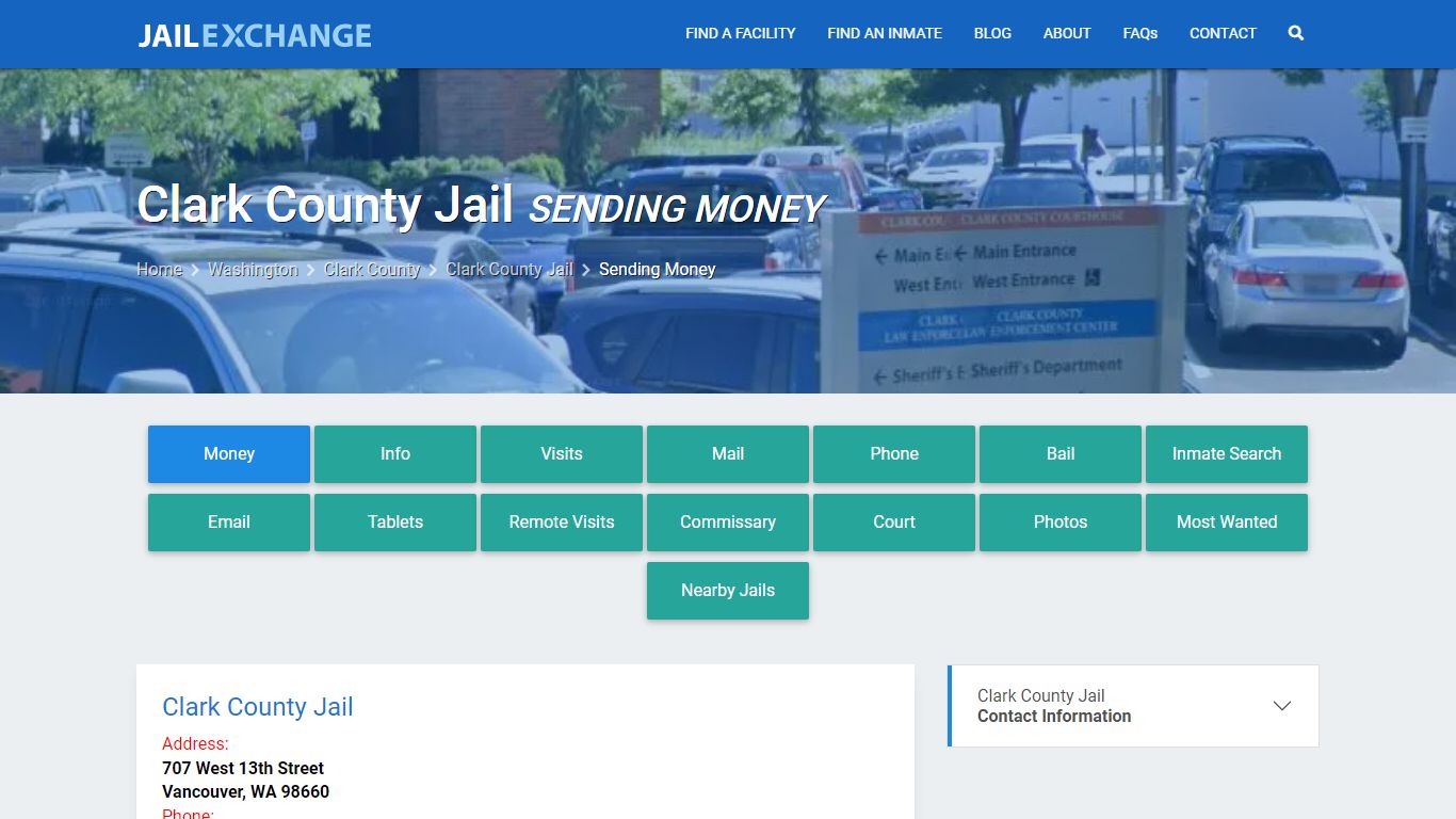 Send Money to Inmate - Clark County Jail, WA - Jail Exchange